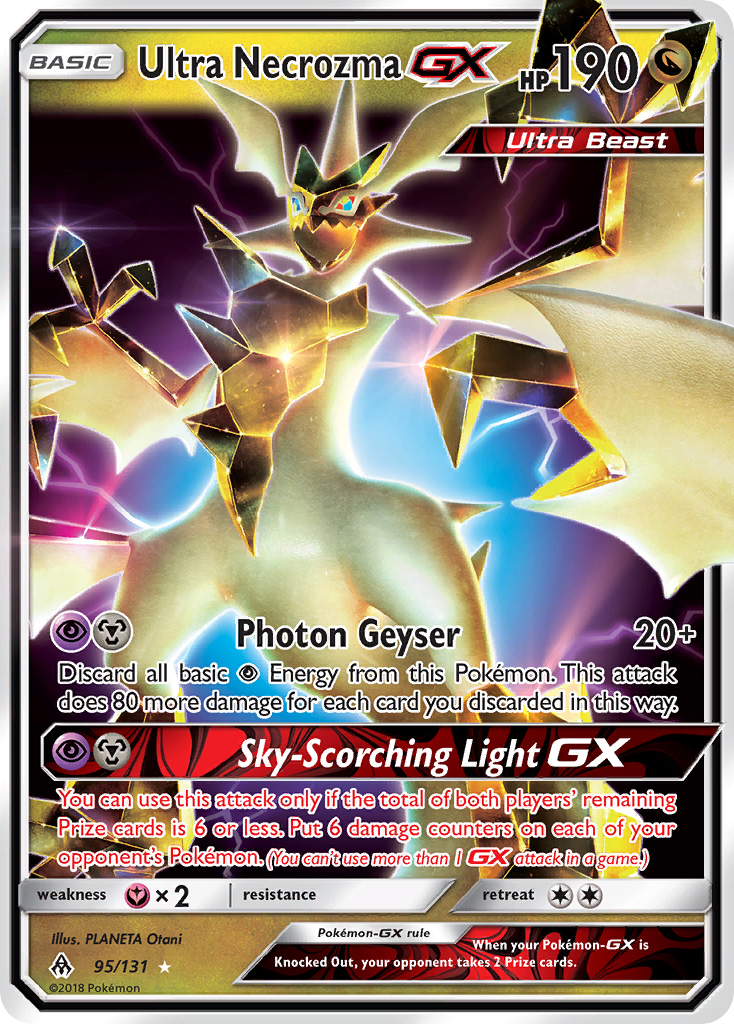 Ultra Necrozma GX (95/131) [Sun & Moon: Forbidden Light] | Enigma On Main