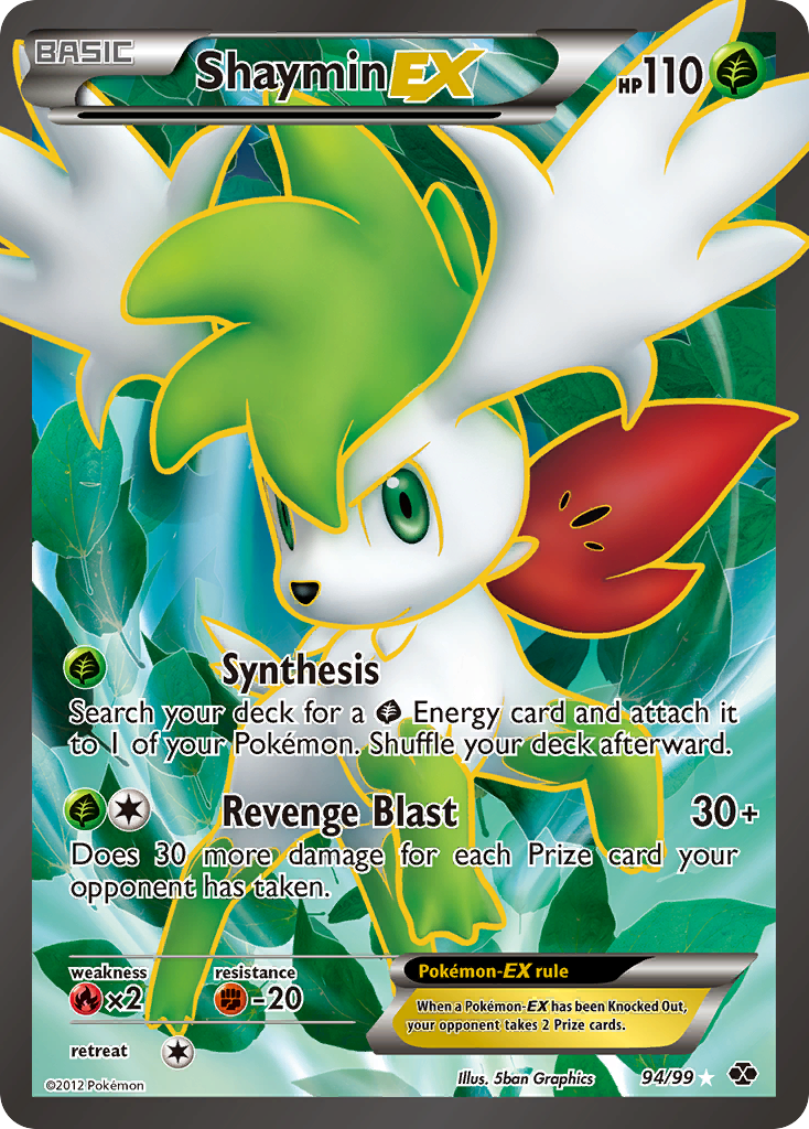 Shaymin EX (94/99) [Black & White: Next Destinies] | Enigma On Main