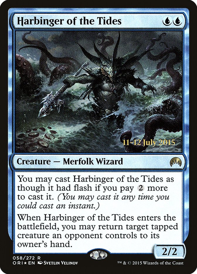 Harbinger of the Tides [Magic Origins Prerelease Promos] | Enigma On Main