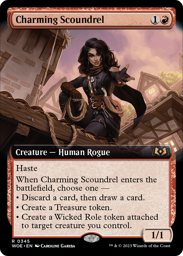 Charming Scoundrel (Extended Art) [Wilds of Eldraine] | Enigma On Main