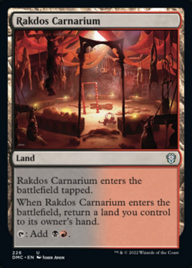 Rakdos Carnarium [Dominaria United Commander] | Enigma On Main