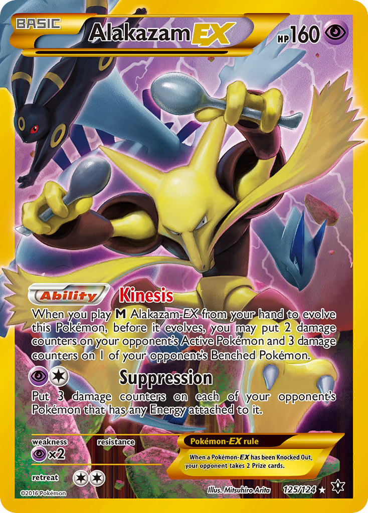 Alakazam EX (125/124) [XY: Fates Collide] | Enigma On Main