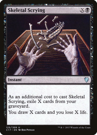 Skeletal Scrying [Commander 2017] | Enigma On Main