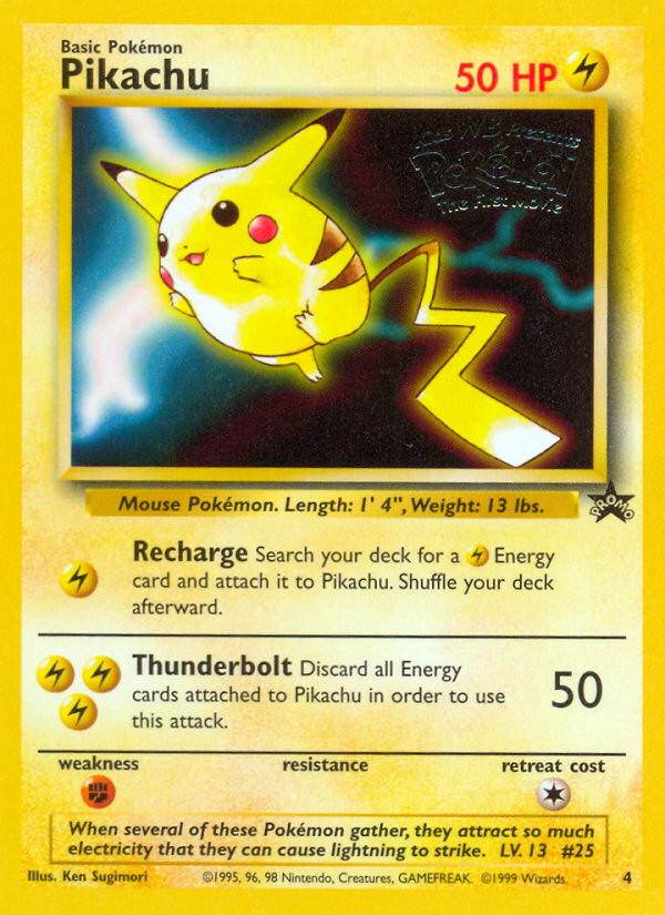 Pikachu (4) [Wizards of the Coast: Black Star Promos] | Enigma On Main