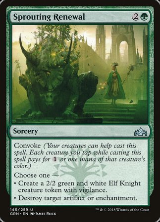 Sprouting Renewal [Guilds of Ravnica] | Enigma On Main