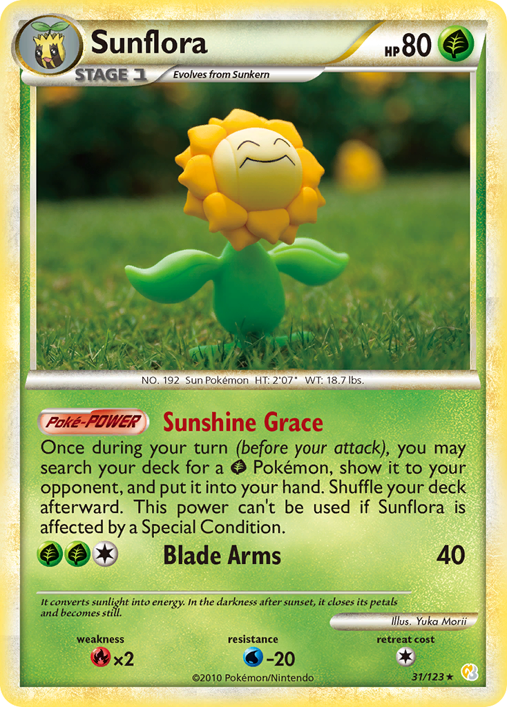 Sunflora (31/123) [HeartGold & SoulSilver: Base Set] | Enigma On Main