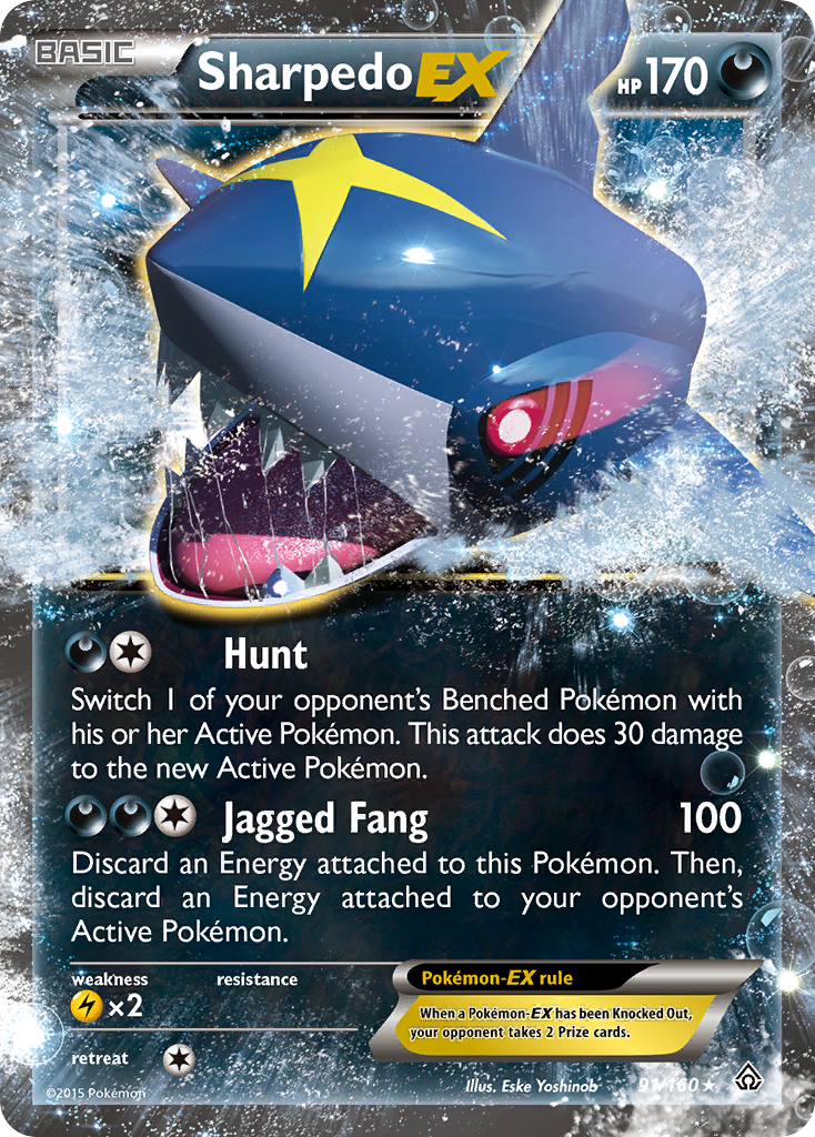 Sharpedo EX (91/160) [XY: Primal Clash] | Enigma On Main