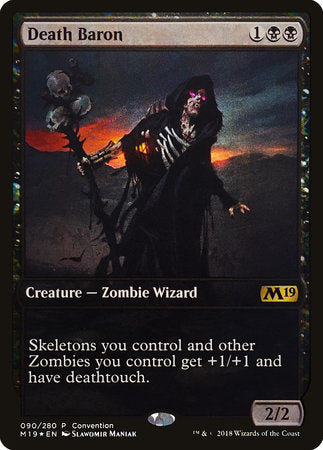 Death Baron (2018 Convention Promo) [Core Set 2019 Promos] | Enigma On Main