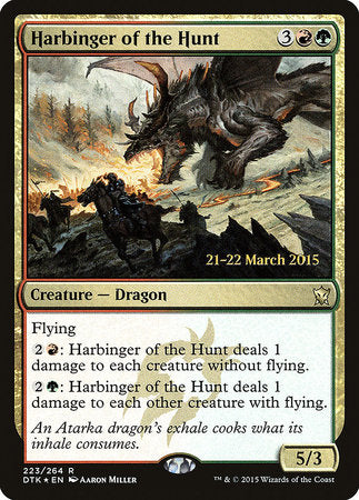 Harbinger of the Hunt [Dragons of Tarkir Promos] | Enigma On Main