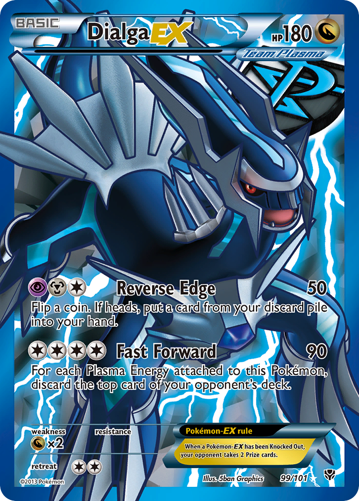 Dialga EX (99/101) [Black & White: Plasma Blast] | Enigma On Main