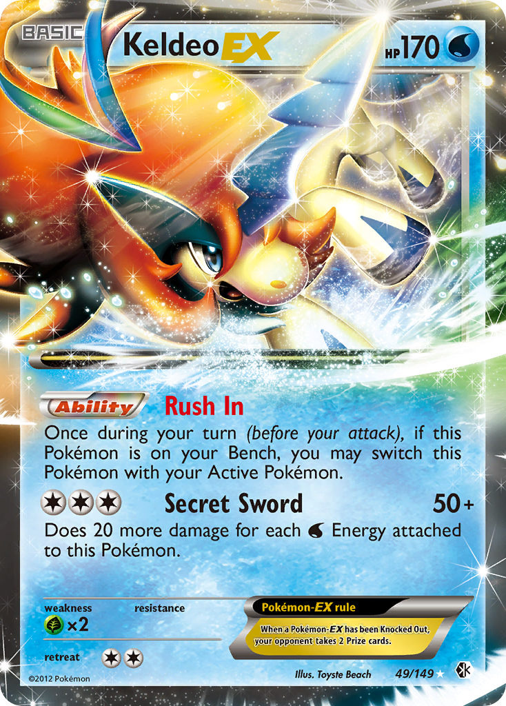 Keldeo EX (49/149) [Black & White: Boundaries Crossed] | Enigma On Main