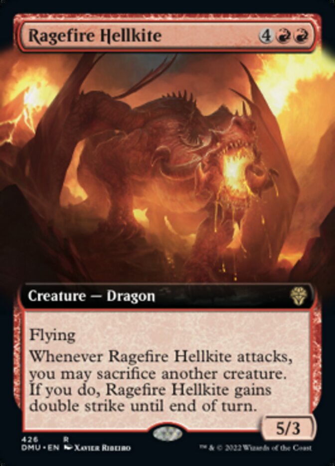 Ragefire Hellkite (Extended Art) [Dominaria United] | Enigma On Main