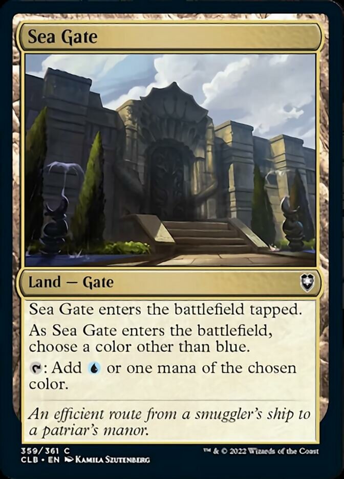 Sea Gate [Commander Legends: Battle for Baldur's Gate] | Enigma On Main