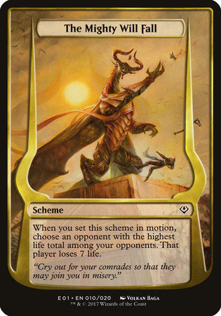 The Mighty Will Fall (Archenemy: Nicol Bolas) [Archenemy: Nicol Bolas Schemes] | Enigma On Main