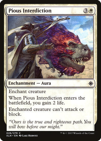 Pious Interdiction [Ixalan] | Enigma On Main