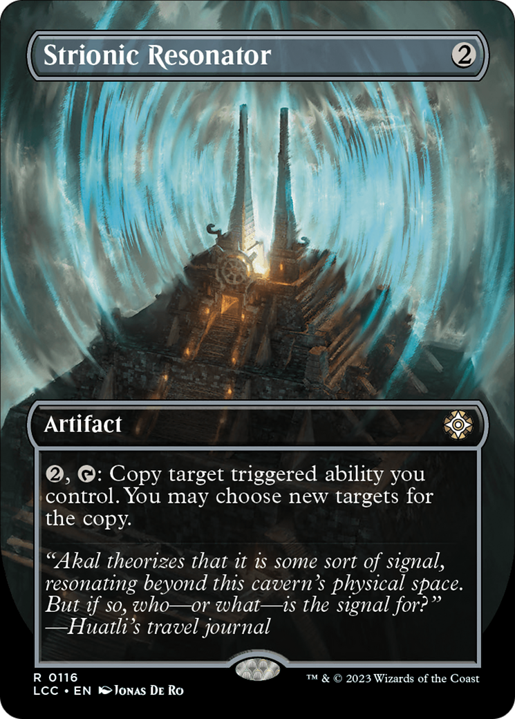 Strionic Resonator (Borderless) [The Lost Caverns of Ixalan Commander] | Enigma On Main