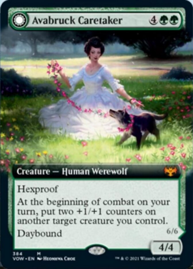 Avabruck Caretaker // Hollowhenge Huntmaster (Extended) [Innistrad: Crimson Vow] | Enigma On Main