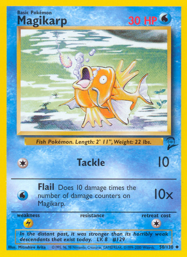 Magikarp (50/130) [Base Set 2] | Enigma On Main