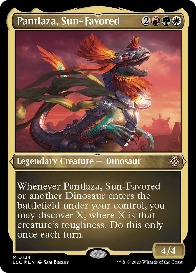 Pantlaza, Sun-Favored (Display Commander) [The Lost Caverns of Ixalan Commander] | Enigma On Main