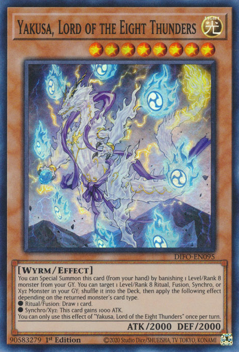 Yakusa, Lord of the Eight Thunders [DIFO-EN095] Super Rare | Enigma On Main