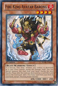 Fire King Avatar Barong [Structure Deck: Onslaught of the Fire Kings] [SDOK-EN002] | Enigma On Main