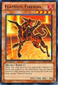 Flamvell Firedog [Structure Deck: Onslaught of the Fire Kings] [SDOK-EN009] | Enigma On Main