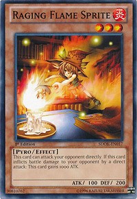 Raging Flame Sprite [Structure Deck: Onslaught of the Fire Kings] [SDOK-EN017] | Enigma On Main
