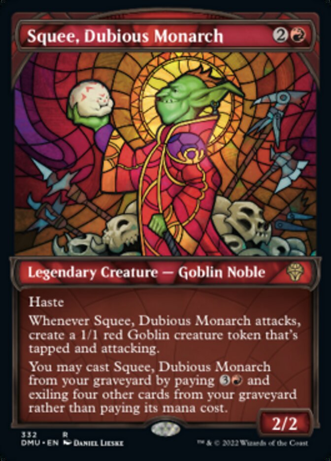 Squee, Dubious Monarch (Showcase Textured) [Dominaria United] | Enigma On Main