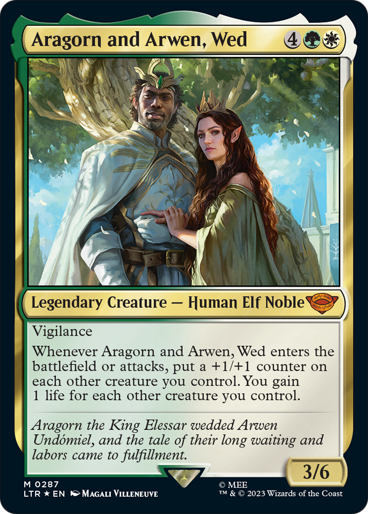 Aragorn and Arwen, Wed [The Lord of the Rings: Tales of Middle-Earth] | Enigma On Main