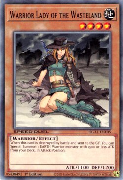 Warrior Lady of the Wasteland [SGX1-ENE05] Common | Enigma On Main