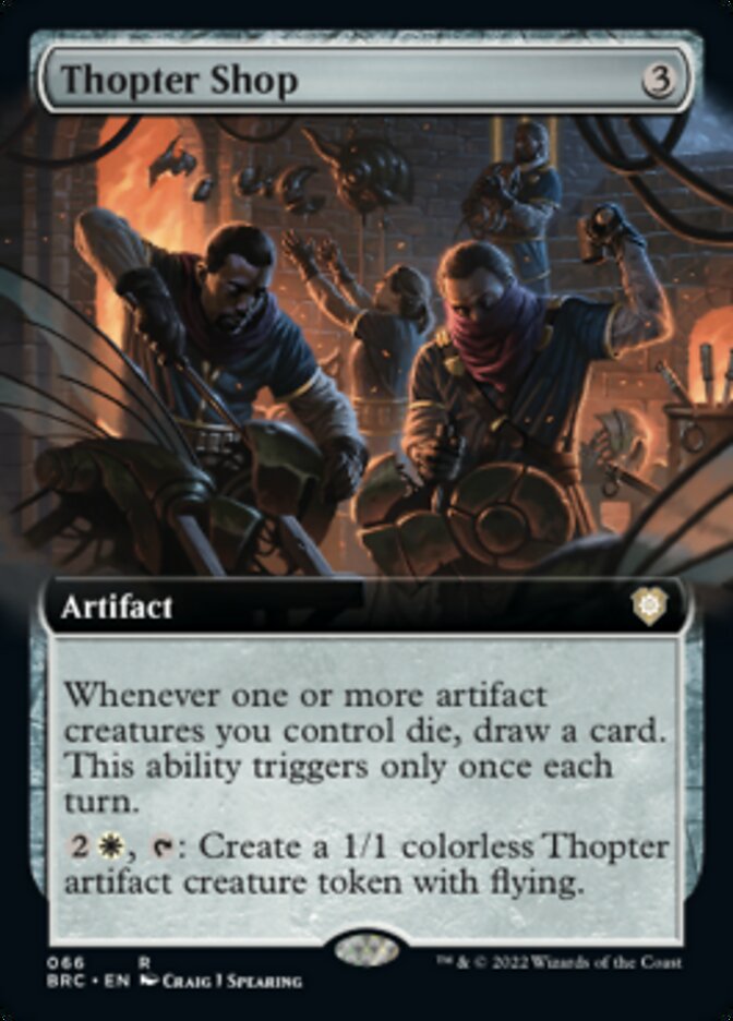 Thopter Shop (Extended Art) [The Brothers' War Commander] | Enigma On Main