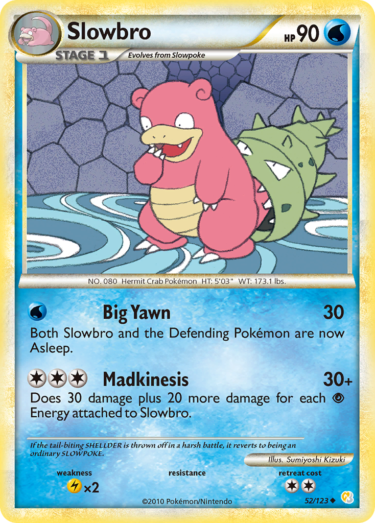 Slowbro (52/123) [HeartGold & SoulSilver: Base Set] | Enigma On Main