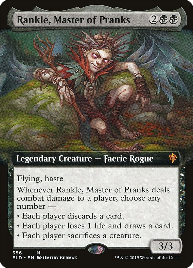 Rankle, Master of Pranks (Extended Art) [Throne of Eldraine] | Enigma On Main