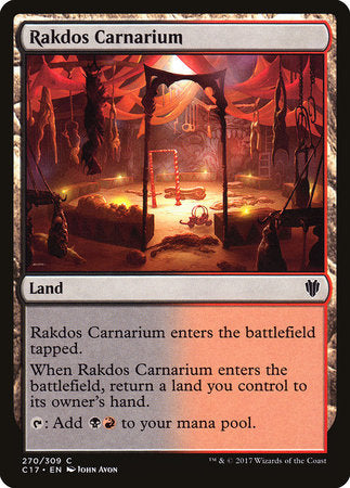 Rakdos Carnarium [Commander 2017] | Enigma On Main