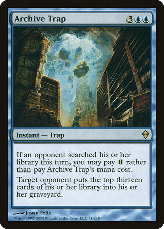 Archive Trap [Zendikar] | Enigma On Main