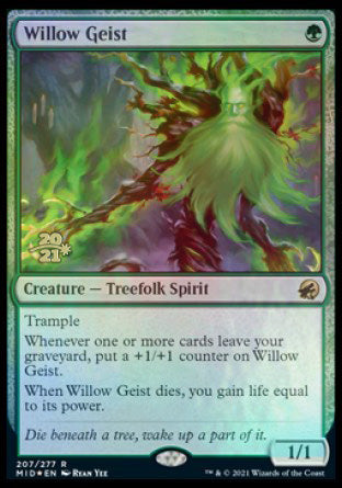 Willow Geist [Innistrad: Midnight Hunt Prerelease Promos] | Enigma On Main