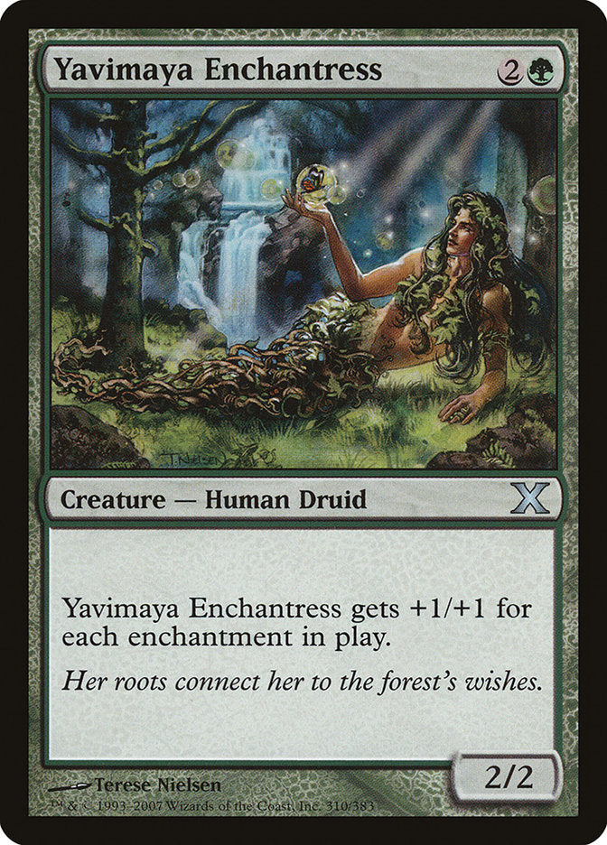 Yavimaya Enchantress [Tenth Edition] | Enigma On Main