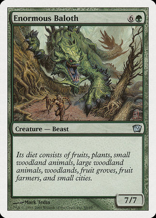 Enormous Baloth [Ninth Edition] | Enigma On Main