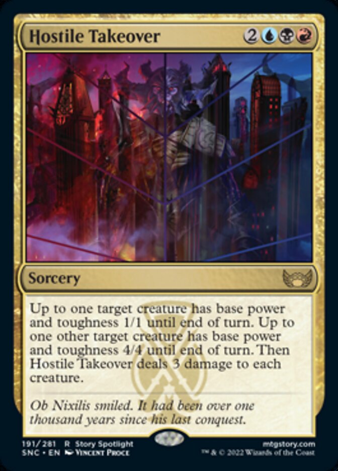 Hostile Takeover [Streets of New Capenna] | Enigma On Main