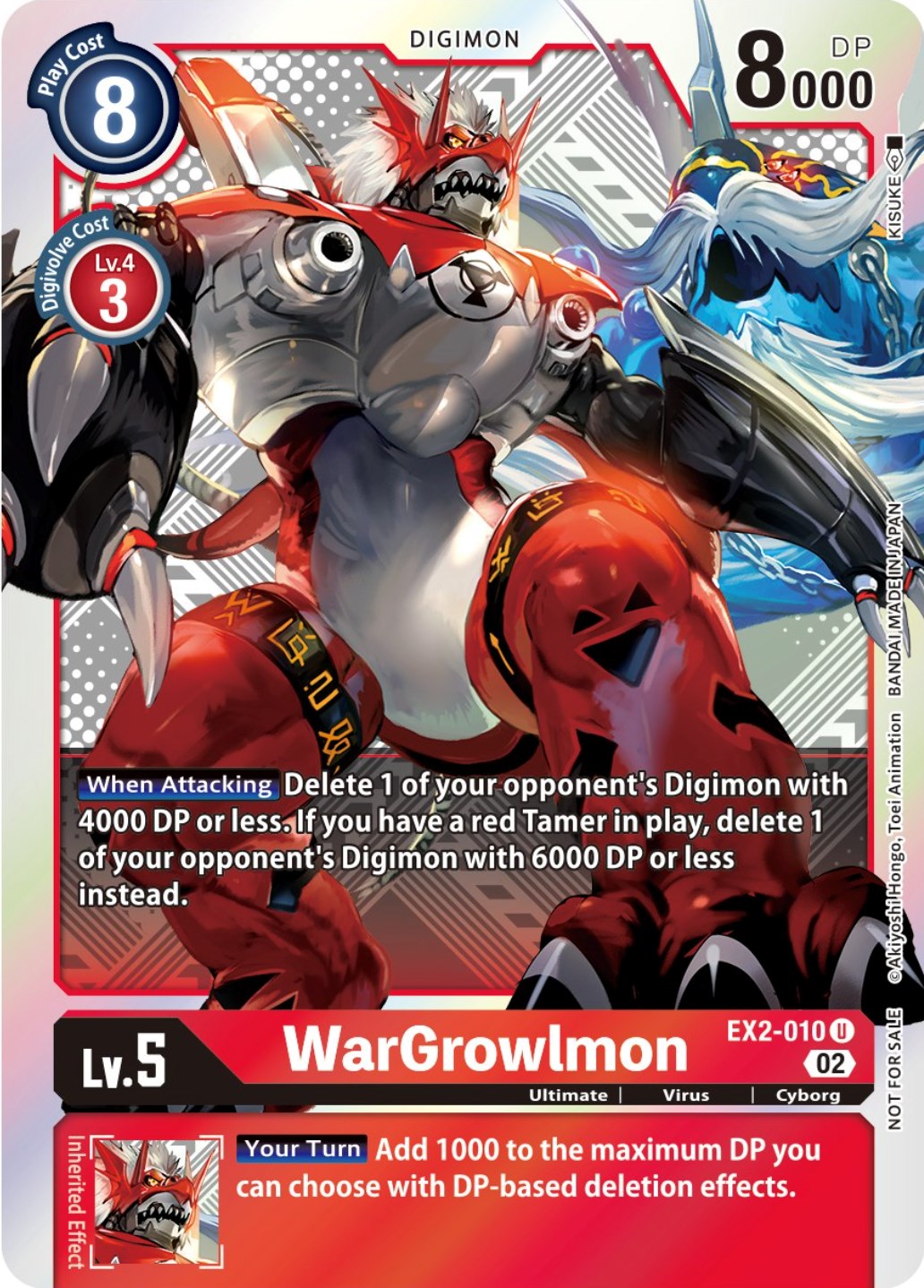 WarGrowlmon [EX2-010] (Xros Encounter Pre-Release) [Digital Hazard Promos] | Enigma On Main