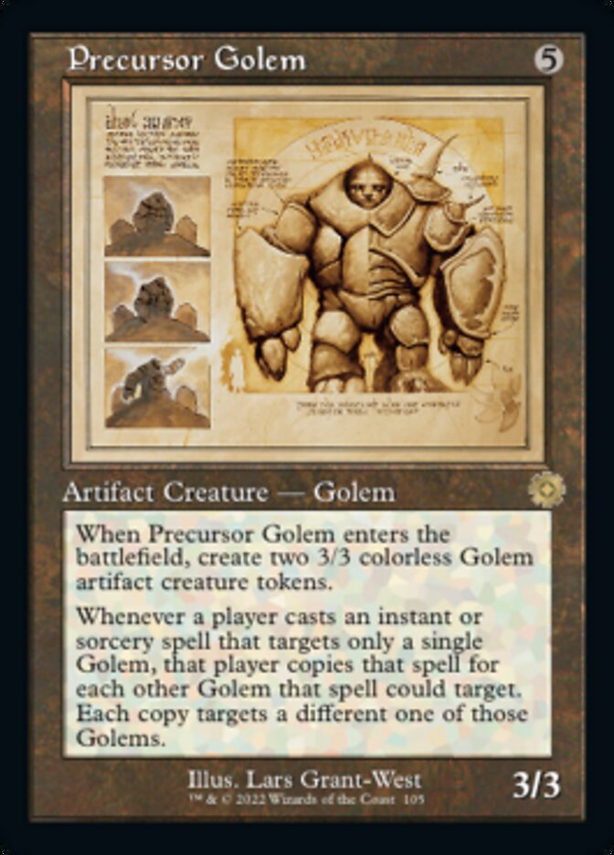 Precursor Golem (Retro Schematic) [The Brothers' War Retro Artifacts] | Enigma On Main