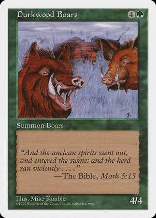 Durkwood Boars [Fifth Edition] | Enigma On Main