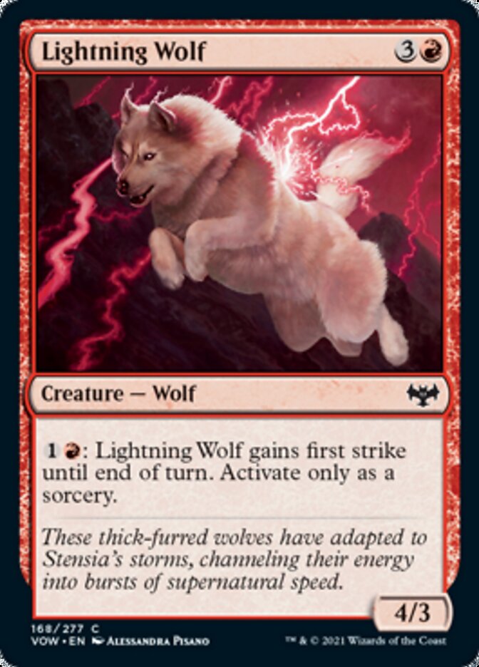 Lightning Wolf [Innistrad: Crimson Vow] | Enigma On Main
