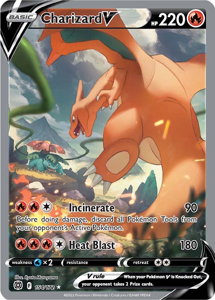 Charizard V (154/172) [Sword & Shield: Brilliant Stars] | Enigma On Main