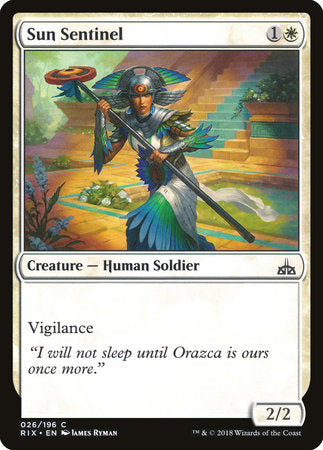 Sun Sentinel [Rivals of Ixalan] | Enigma On Main