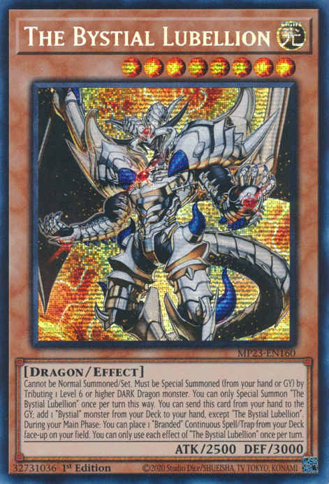 The Bystial Lubellion [MP23-EN160] Prismatic Secret Rare | Enigma On Main