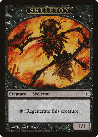 Skeleton Token [Shards of Alara Tokens] | Enigma On Main