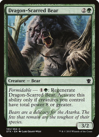 Dragon-Scarred Bear [Dragons of Tarkir] | Enigma On Main