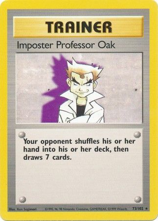 Imposter Professor Oak (73/102) [Base Set Unlimited] | Enigma On Main