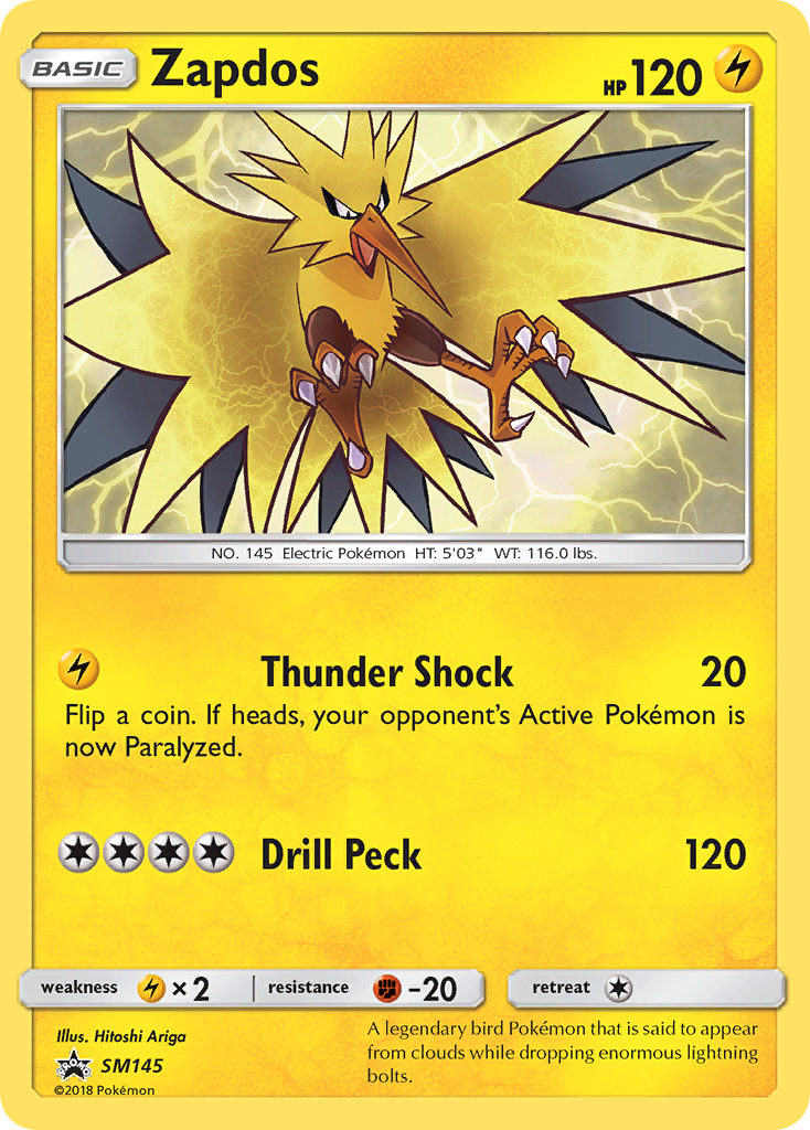 Zapdos (SM145) [Sun & Moon: Black Star Promos] | Enigma On Main